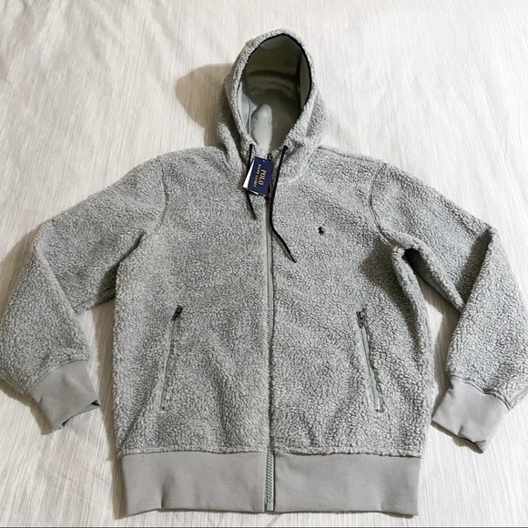 Polo Ralph Lauren Other - Polo Ralph Lauren Sherpa Full Zip Hooded Jacket